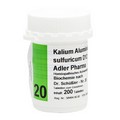 BIOCHEMIE Adler 20 Kalium aluminium sulf.D 12 Tab.