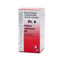 BIOCHEMIE 6 Kalium sulfuricum D 6 Tabletten