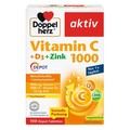 DOPPELHERZ Vitamin C 1000+D3+Zink Depot Tabletten
