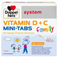DOPPELHERZ Vitamin D+C Mini-Tabs family system