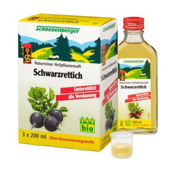 SCHWARZRETTICH Saft Schoenenberger Heilpf.Säfte