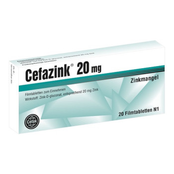 CEFAZINK 20 mg Filmtabletten