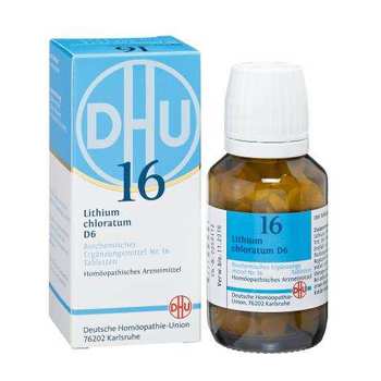 BIOCHEMIE DHU 16 Lithium chloratum D 6 Tabletten