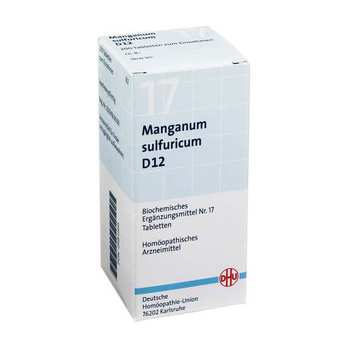BIOCHEMIE DHU 17 Manganum sulfuricum D 12 Tabl.