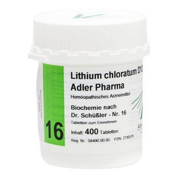 BIOCHEMIE Adler 16 Lithium chloratum D 12 Tabl.