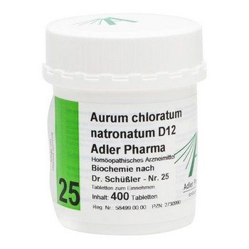 BIOCHEMIE Adler 25 Aurum chloratum natr.D 12 Tabl.