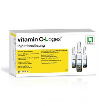 VITAMIN C LOGES 5 ml Injektionslösung