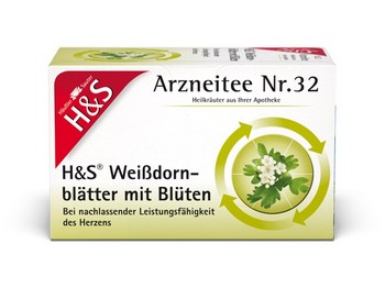 H&S Weißdornblätter mit Blüten Filterbeutel