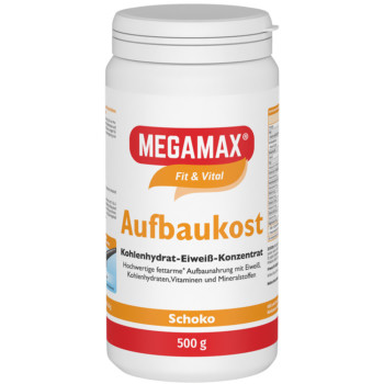 MEGAMAX Aufbaukost Schoko Pulver
