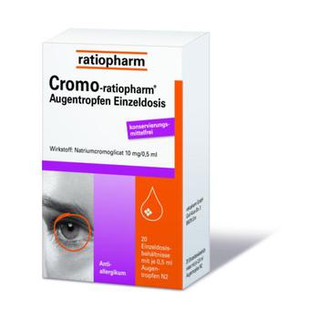 CROMO RATIOPHARM Augentropfen Einzeldosis