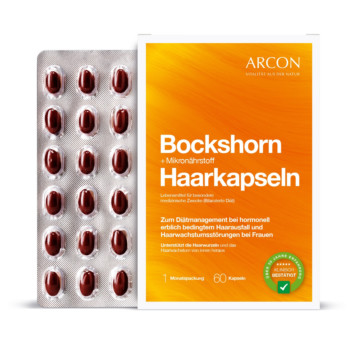 BOCKSHORN+Mikronährstoff Haarkapseln Tisane plus