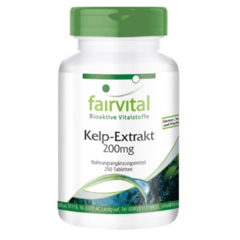 FAIRVITAL Kelp-Extrakt 200mg