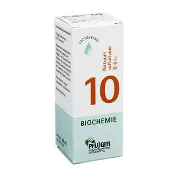 BIOCHEMIE Pflüger 10 Natrium sulfuricum D 6 Tropf.