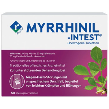 MYRRHINIL INTEST überzogene Tabletten