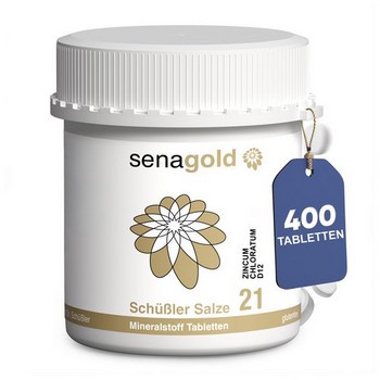BIOCHEMIE Senagold 21 Zincum chloratum D 12 Tabl.