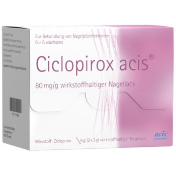 CICLOPIROX acis 80 mg/g wirkstoffhalt.Nagellack
