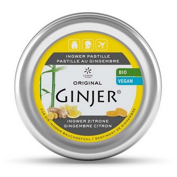 INGWER GINJER Zitrone Pastillen