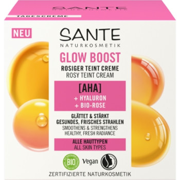 GLOW Boost Teint Creme AHA Hyaluron & Bio-Rose