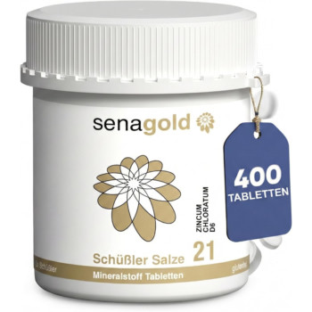 SCHÜSSLER SALZ Nr.21 Zincum chloratum D 6 Tabl.