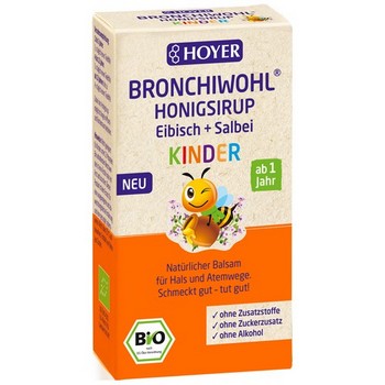 HOYER Bronchiwohl Honigsirup Eibisch+Salbei Bio Ki