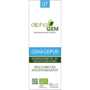 AlphaGem GC 07 GEM-DEPUR biologisches Knospenmazerat