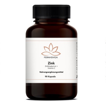 ZINK Zinkbisglycinat + Vitamin C Kapseln
