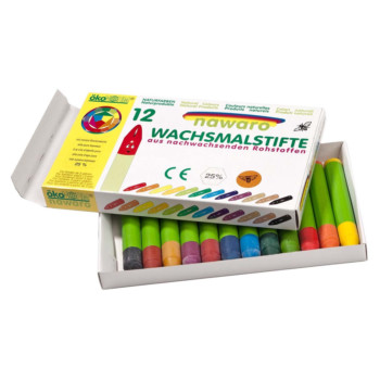 Ökonorm Wachsmalstifte 12 Farben