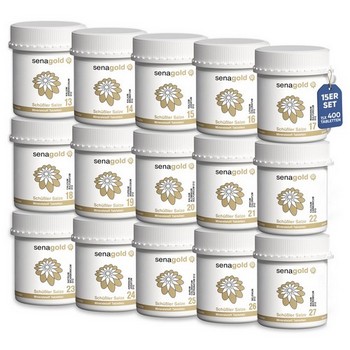 Schüssler Salze Set Tabl. (senagold) Nr. 13-27, 15x400 St