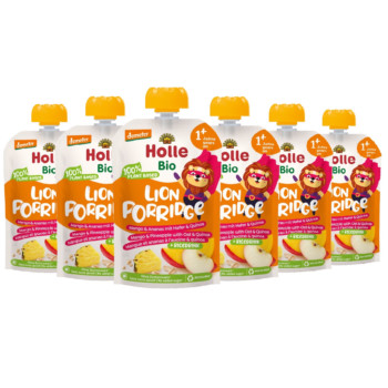 HOLLE Lion Porridge Mango & Ananas m.Hafer & Quin.
