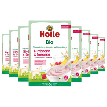 HOLLE Bio Milchbr.Himbeere+Banane aus Ziegenmilch