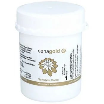 Schüssler Salz Senagold Nr. 1 Calcium fluoratum D12 Tabl. (4x1000)